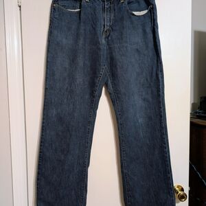 Men's Relaxed Fit Blue Jeans